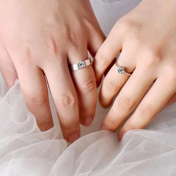 Minimalist Ring Duo – A Stylish Set to Share - Classy Pk