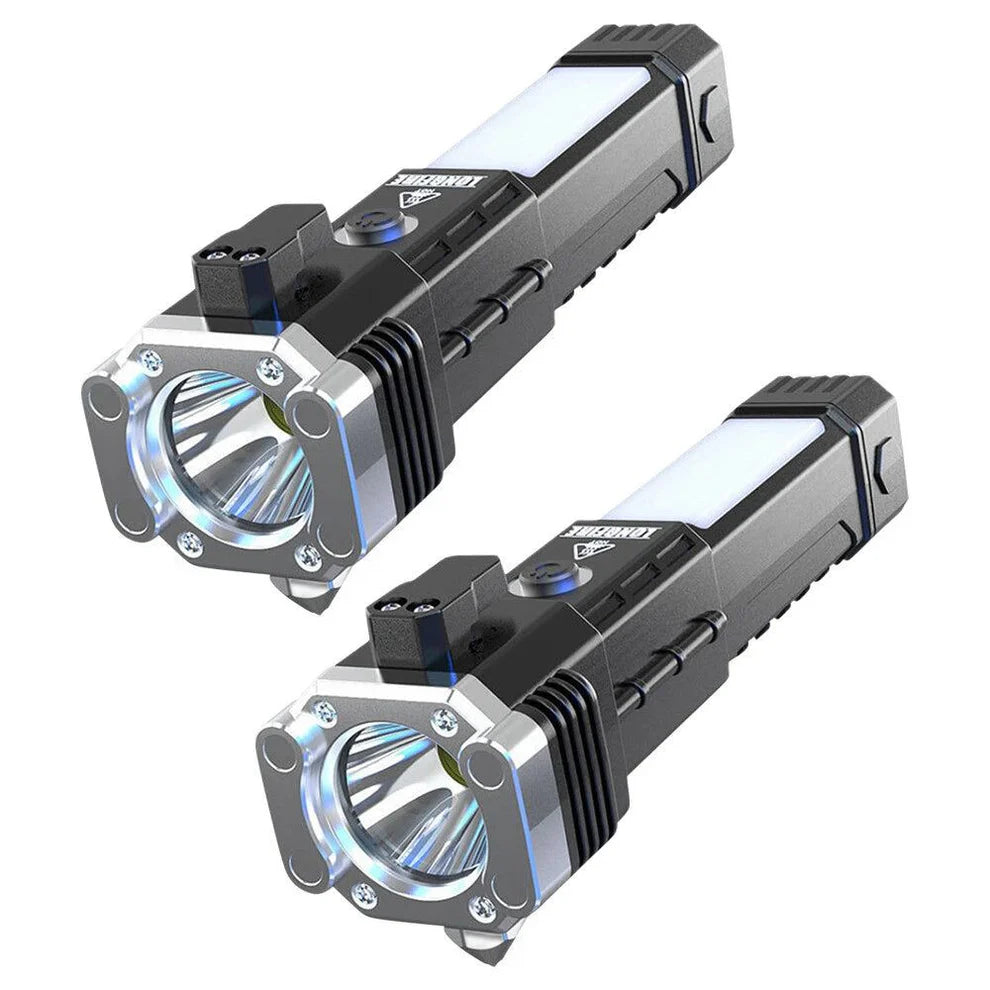 Work Light Flashlight Torchlight with Hammer