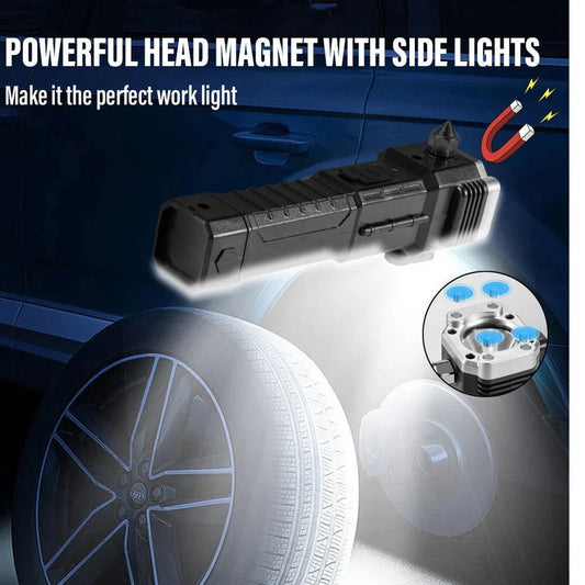 Work Light Flashlight Torchlight with Hammer